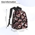 thumbnail image 2 of Balery Butterflies1 Mochila para Mujeres y Hombres, Mochila Ligera Casual para Viajes, Mochila Clásica Básica para la Universidad, 2 of 6