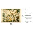 thumbnail image 2 of The Bathers - From an Original Color Lithograph by Paul Cézanne c.1890 - 8 x 12 inch Vintage Wood Art Sign, 2 of 4