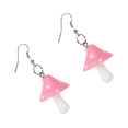 thumbnail image 3 of Sonducket Gotas para los oídos Pendientes de goma de plástico Forma de hongo Mujer Colgante de oreja Joyería Decoración Regalo Ropa, zapatos y accesorios Miscelánea rosado, 3 of 8