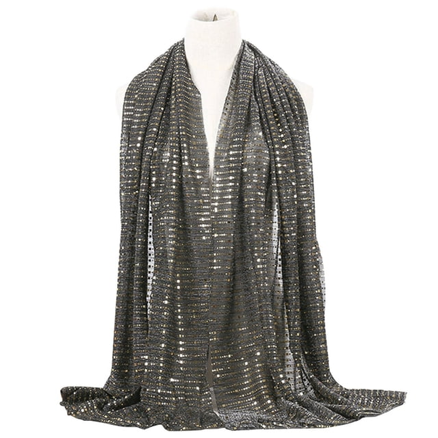 MesaSe Hijab pour Femmes, Mode, Paillettes, Style National, Foulard de Tête, Châle de Tête pour Femmes