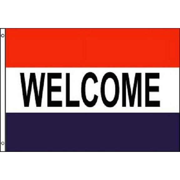 WELCOME Flag Store Advertising Banner Business Pennant Restaurant Sign New 3x5