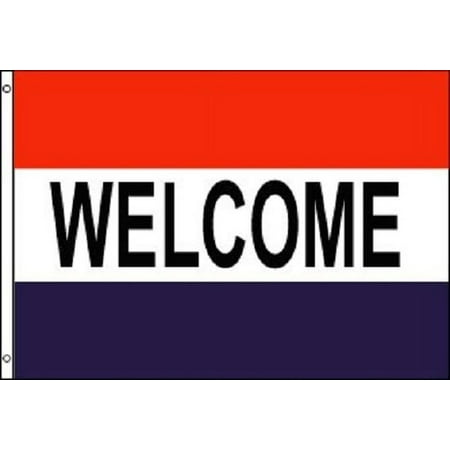 WELCOME Flag Business Banner Advertising Pennant Restaurant Sign 2x3 Foot FT New