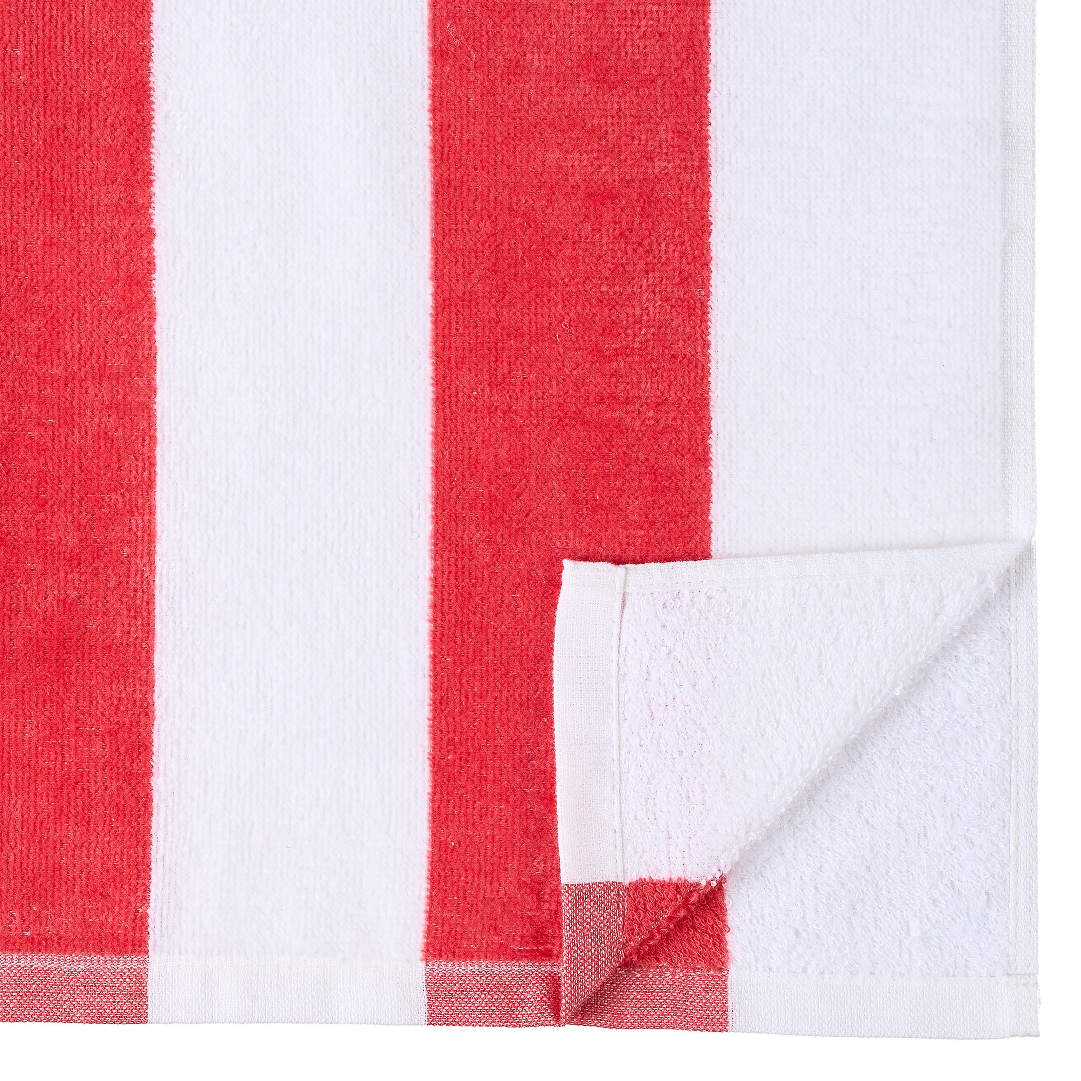 Mainstays Cabana Red Beach Towel, 58" x 28", Red