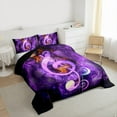 thumbnail image 3 of Homewish Musical Notes Bedding Comforter Set 2pcs for Female Men Adults,Abstract Gradient Twin Comforter Sets Microfiber,Music Theme Breathable Bedding Set,Ultra Soft Home Decor,Reversible, 3 of 8