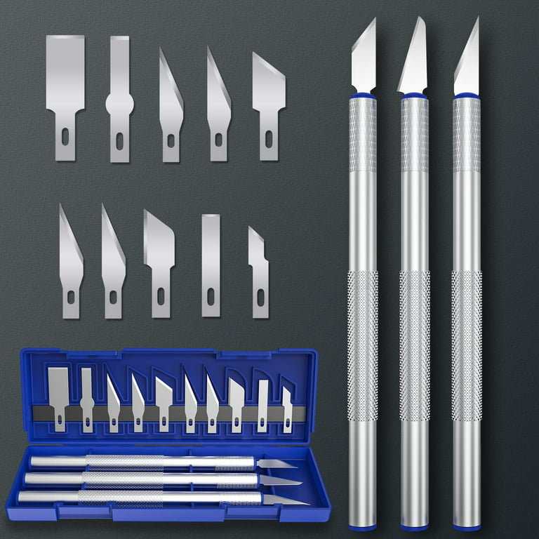 13 Pcs Precision Craft Hobby Knife Kit, Utility Art Exacto Knife