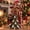 Witch, variant on Christmas Witch Resin Figurine Decoration, Holiday Tabletop Decor with Candy Cane Staff and Cauldron Basket