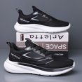 thumbnail image 5 of Men's Gradient Color Lightweight Running Shoes, Breathable Mesh Athletic Sneakers, 5 of 9