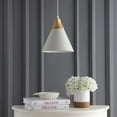 thumbnail image 1 of Safavieh PND4030D Home Collection Cila White Brown Pendant Light, 1 of 1
