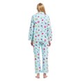 thumbnail image 6 of GLOBAL Womens Flannel Cotton Pajama Set Long PJs Flannel Loungewear Sleepwear,Size S-3XL, 6 of 6