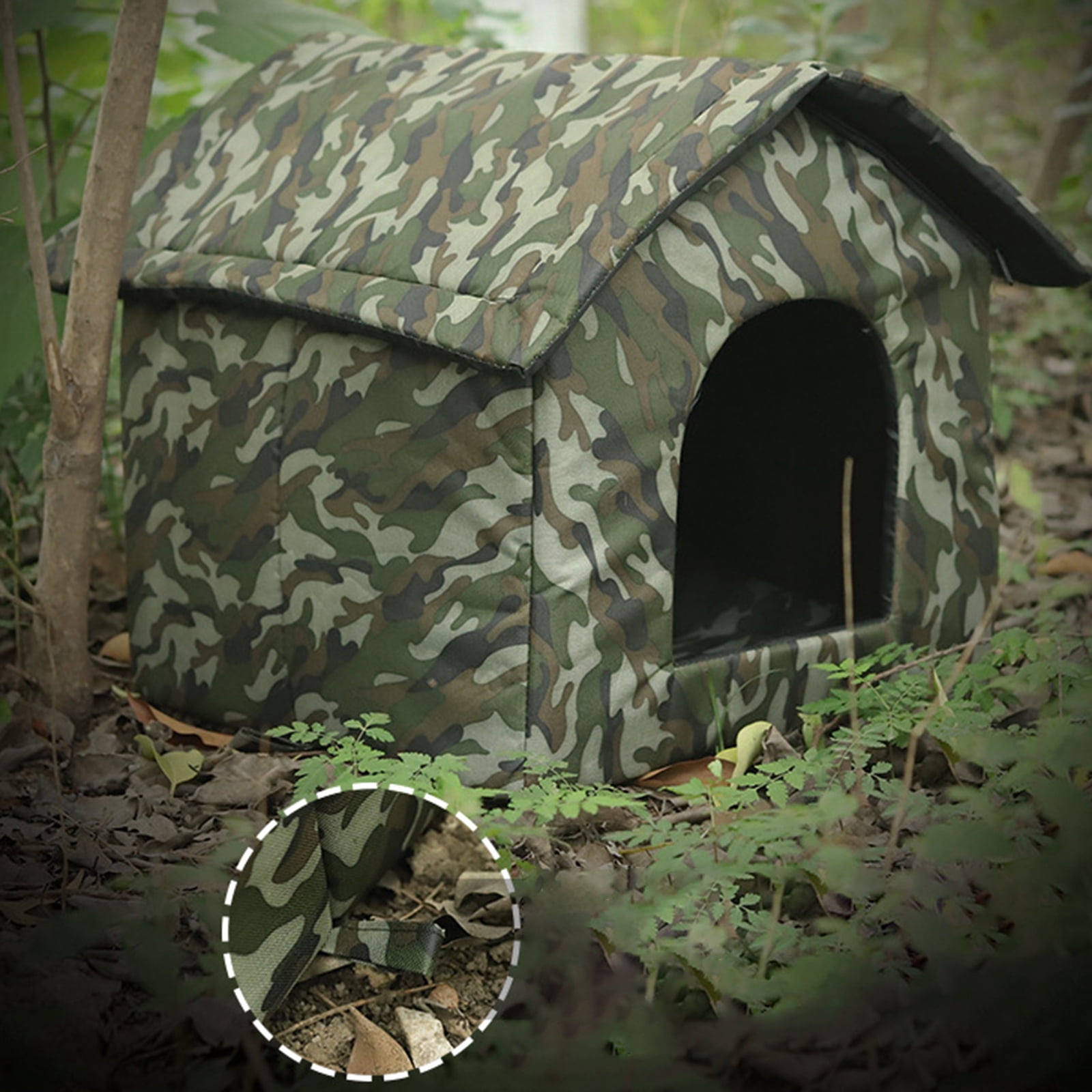 Pet Tent Bed for Cats/dogs Cat House Rainproof Waterproof Comfortable Warm Cats Sleeping Tent Cave Dogs Kennels Outdoor , Medium