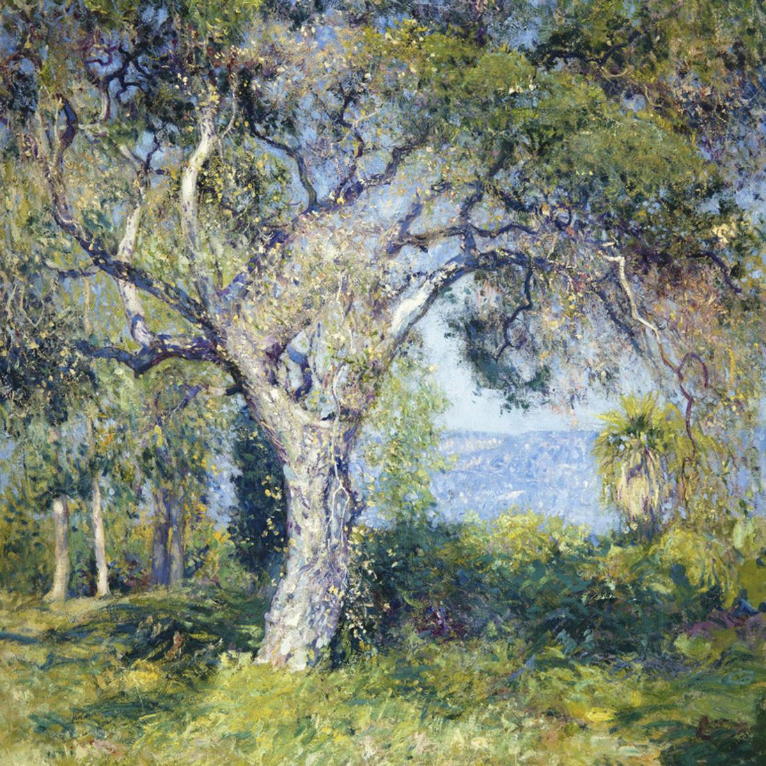 The Oak Impressionist Tree Painting Print Wall Art By Guy Rose