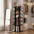 thumbnail image 7 of Homall 7-Tier 360° Rotating Shoe Rack, 23.6" Dia, 64.5" H, Holds 35 Pairs, Tall Boots & Handbag Storage, 7 of 7