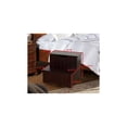 thumbnail image 2 of Room Designs Storage Step Stool Cherry Transitional Square, 2 of 4