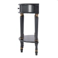 thumbnail image 4 of Beaumont Lane Traditional 31.5"W Hand Painted Wood Console Table in Blue, 4 of 8