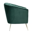 thumbnail image 3 of Manhattan Comfort Rosemont Chaise d'Appoint en Velours Vert et Or, 3 of 3