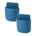 thumbnail image 1 of Oleegame 2PC Spoon And Lid Rest Wall-mounted Storage Box Storage Rack Remote Control Panel Storage Box Blue, 1 of 2