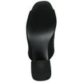 thumbnail image 6 of Journee Womens Adelaide Peep Toe Slip On Block Heel Sandals, Widths Available, 6 of 10
