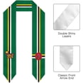 thumbnail image 2 of Class of 2024 Dominica Flag Graduation Stoles Shawl Sash Scraf For Study Aboard International Students Graduation's Day, 2 of 6