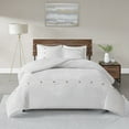 thumbnail image 6 of Finley 3 Piece Cotton Waffle Weave Duvet Cover Set, 6 of 18