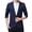 Navy, variant on Vedolay Mens Suit Jackets Men's Casual Open Front Long Sleeve Work Business Lapel Blazers Jacket,Navy XXL