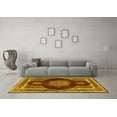 thumbnail image 3 of Ahgly Company Indoor Rectangle Medallion Yellow Traditional Area Rugs, 3' x 5', 3 of 4