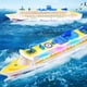 thumbnail image 4 of Modelo De Barco De Crucero Para Niños, Barco Transatlántico De Juguete Con Luz LED Eléctrica Para Interiores Para Niños Y Niñas, 4 of 7