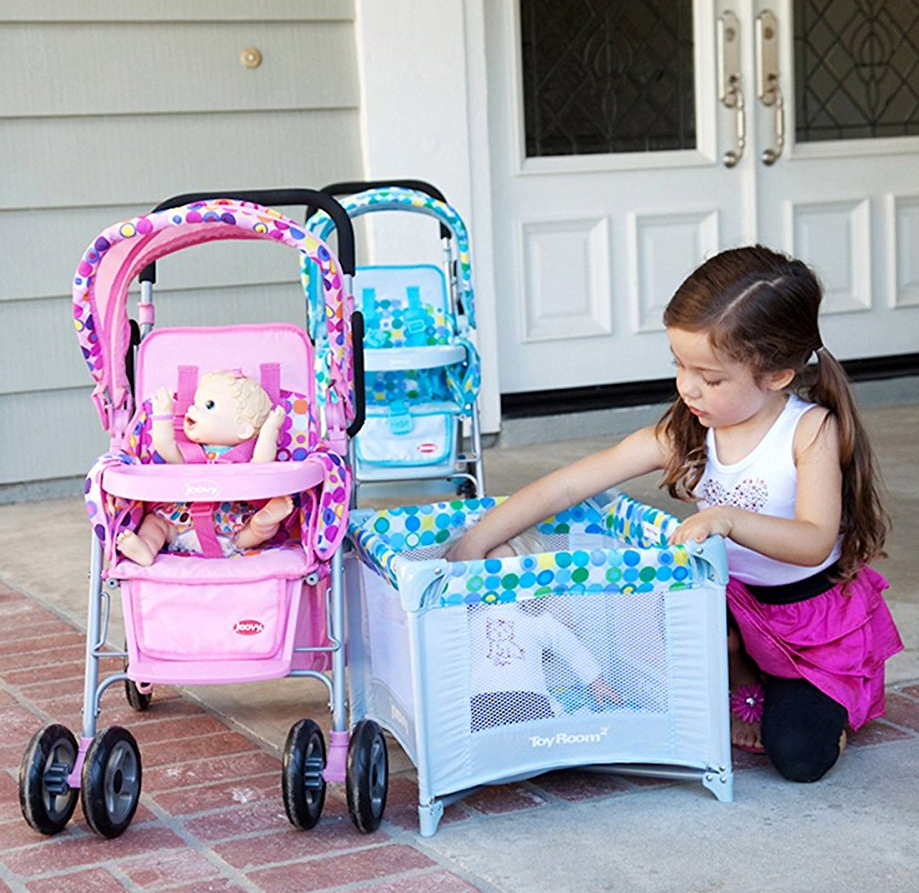 joovy toy room2 playard pink dot