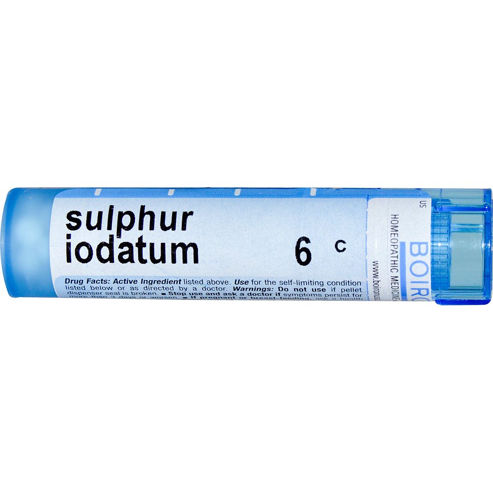 Boiron Sulphur Iodatum 6C, 80 Pellets, Homeopathic Medicines for Runny