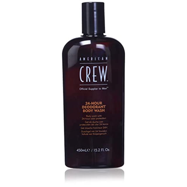 Gel de ducha para hombres de American Crew, Gel de ducha con fragancia de 24 horas