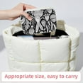 thumbnail image 6 of Black White Easter Velvet Travel Organizer with Removable Compartment - Portable Jewelry Necklace Organizer Box - Gift, 6 of 7