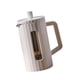 thumbnail image 5 of Cafetera de prensa francesa portátil para preparar té, café espesado y fácil de limpiar Blanco, 5 of 9