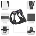 thumbnail image 6 of Lsque Retro Rabbit Flower Dog Harness, No-Pull Pet Harness with 2 Leash Clips, Adjustable Soft Padded Dog Vest with Easy Control Handle for Large Dogs-X-Large, 6 of 9