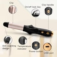 thumbnail image 6 of LANFENG Rechargeable Cordless Curling Iron 2 in 1 Styling Tool 3 Temperatures Black Portable Hair Curler Electric Wand, 6 of 11
