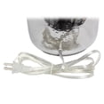 thumbnail image 2 of Lalia Home Metallic Gray Hammered Glass Jar Table Lamp with Grey Linen Shade, 2 of 4