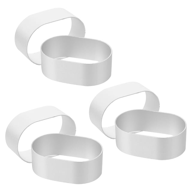 EeaseMX 6 PCS Pastel de hornear Molde de aleación de aluminio Molde de la torta Práctica Pastel Maquilla