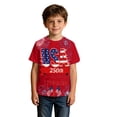 thumbnail image 4 of CONZONE 250Th Anniversary Usa T Shirts For Kids Toddler Boys Patriotic Letter Print Crew Neck Short Sleeved Comfort Casual Tops Red Size 9-10 Years, 4 of 4