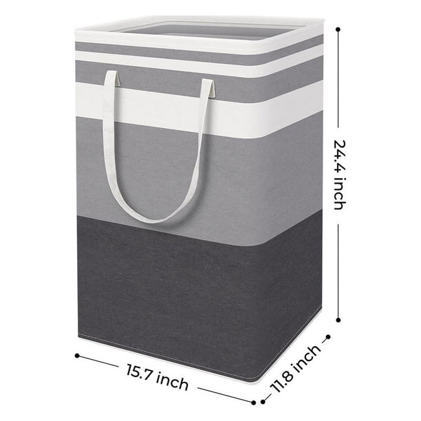 XZNGL Large Laundry Basket Freestanding Laundry Hamper Collapsible Tall Clothes Hamper with Extended Handles for Clothes Toys in the Dorm and