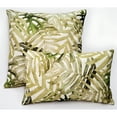 thumbnail image 3 of Pattaya Green Palm Throw Pillow 20x20 Inch Cotton Pillow with Polyfill Insert, 3 of 4
