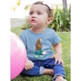 thumbnail image 2 of Image Conscious Hitchhiking Sloth T-Shirt Infant -Jay Fleck Designs, Unisex Regular Fit, 2 of 4