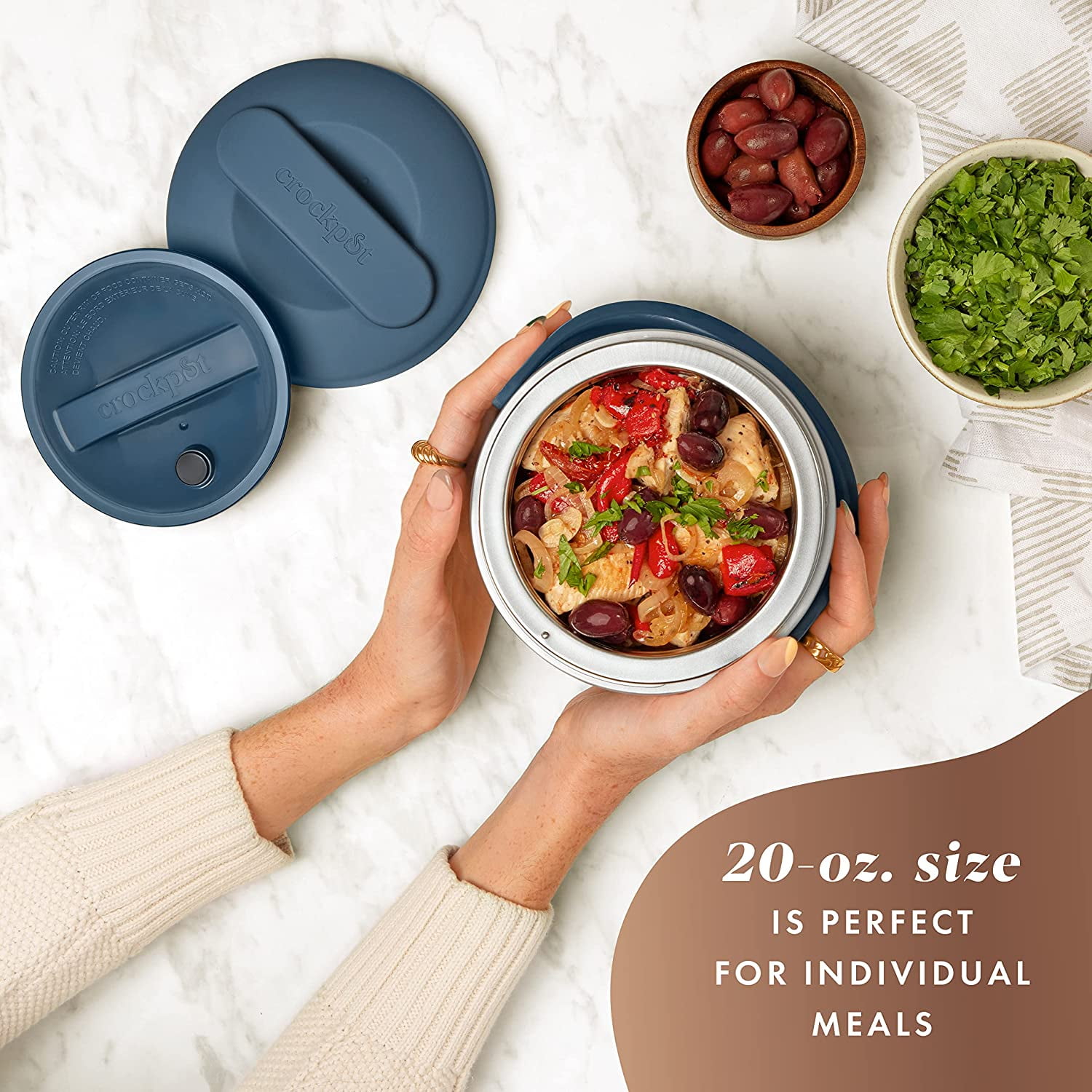 1PC Crock-Pot Lunch Crock Slow Cooker
