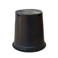 10 Pack Nursery Pot, 5 Gallon Nursery Container Injection Molded Pot ...
