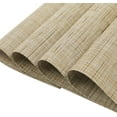 thumbnail image 4 of Placemats Set of 4, MJIAexp Round Table Placemats Heat Resistant Woven Vinyl PVC Wipeable Durable Table Mats for Dining Table Easy to Clean, 4 of 9