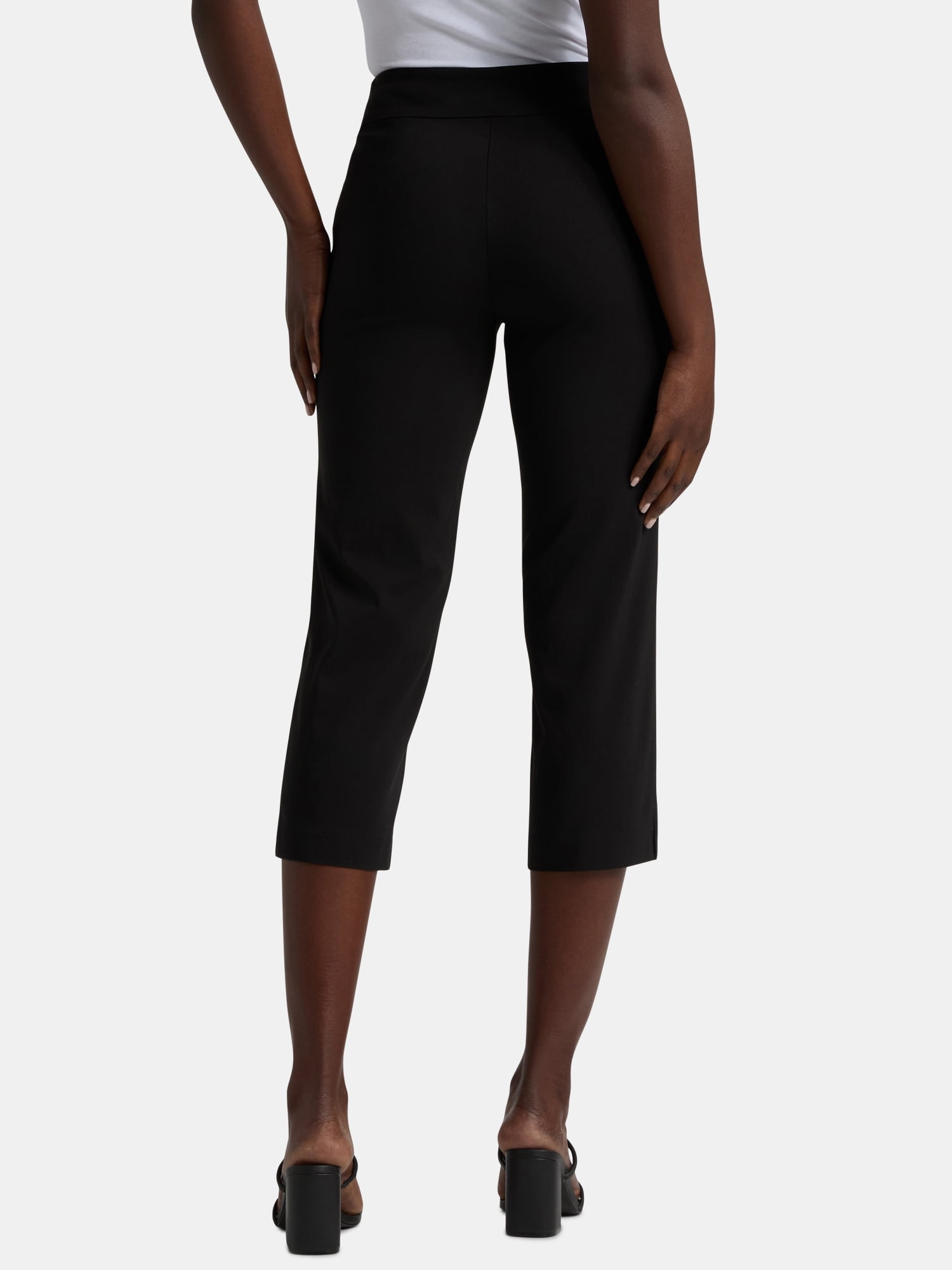 The Pioneer Woman Millennium Stretch Capri Pants, 23” Inseam, Sizes S-3X, Women’s