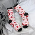 thumbnail image 7 of Lsque Sanrio Printed Men's Crew Socks, Soft Durable Breathable Moisture-Wicking with Odor Control Cotton socks, 7 of 7