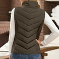 thumbnail image 7 of Oplxuo Women's Puffer Vest Lightweight Sleevesless Stand Collar Quilted Jacket Zip Up Padded Gilet Outerwear with Pockets, 7 of 7