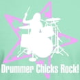 thumbnail image 3 of CafePress - Drummer Chicks Rock Dark T Shirt - Men's Classic Graphic Cotton T-Shirt, 3 of 4