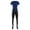 Navy Blue, variant on zdhoor Men's One Piece Skin-Tight Athletic Unitard Full Body Jumpsuit Contrast Color Dance Bodysuit Green XL