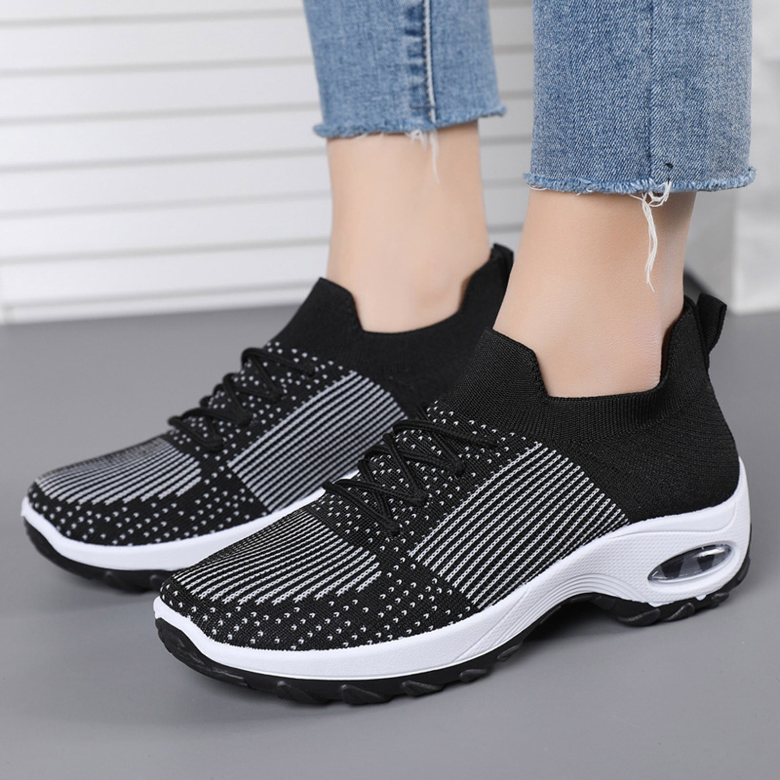 CAICJ98 Shoes for Women Women's Slip-on Sneakers Lightweight Comfort ...