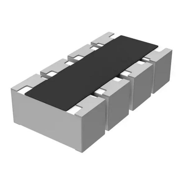 Pack of 24 YC124-0710KL Resistor Networks  Arrays 10K Ohm 5% 4Res 0804 SMD :RoHS, Cut Tape