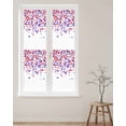 thumbnail image 2 of Window Privacy Film 4th of July Stained Glass Window Film Decorative Sun Block Window Cover Red Blue Star Independence Day Window Clings Static Adhesive Sticker for Bathroom 17.7"x78.7", 2 of 7